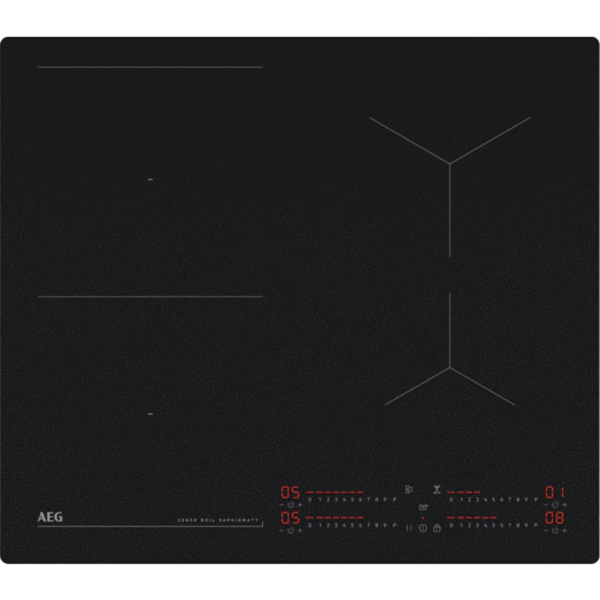 Варочная панель индукционная AEG TI64IB10IZ, черный