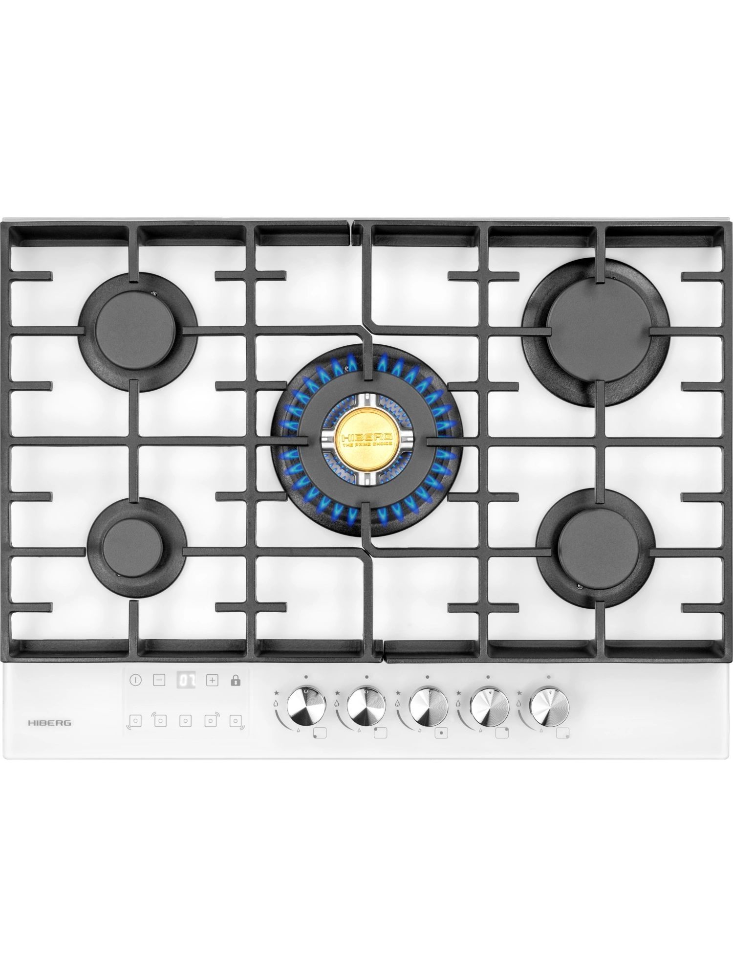 Варочная панель газовая HIBERG VM 7255 W, белый