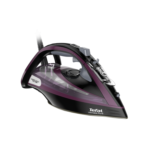 Утюг Tefal Ultimate Pure FV9835E0, черный/фиолетовый