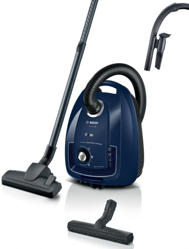 Пылесос Bosch BGB38BU3H, синий