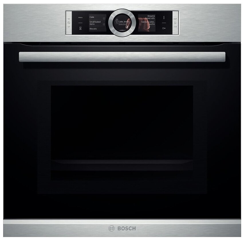 Духовой шкаф электрический Bosch HMG636RS1, нержавеющая сталь