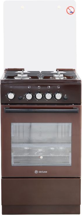 Плита Газовая De Luxe 5040.40г (кр) ЧР-017 коричневый