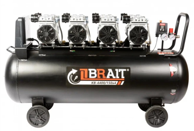 Компрессор безмасляный BRAIT КВ-4400/150Х4