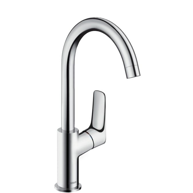 Смеситель для раковины Hansgrohe Logis 71130000 (с донным клапаном)
