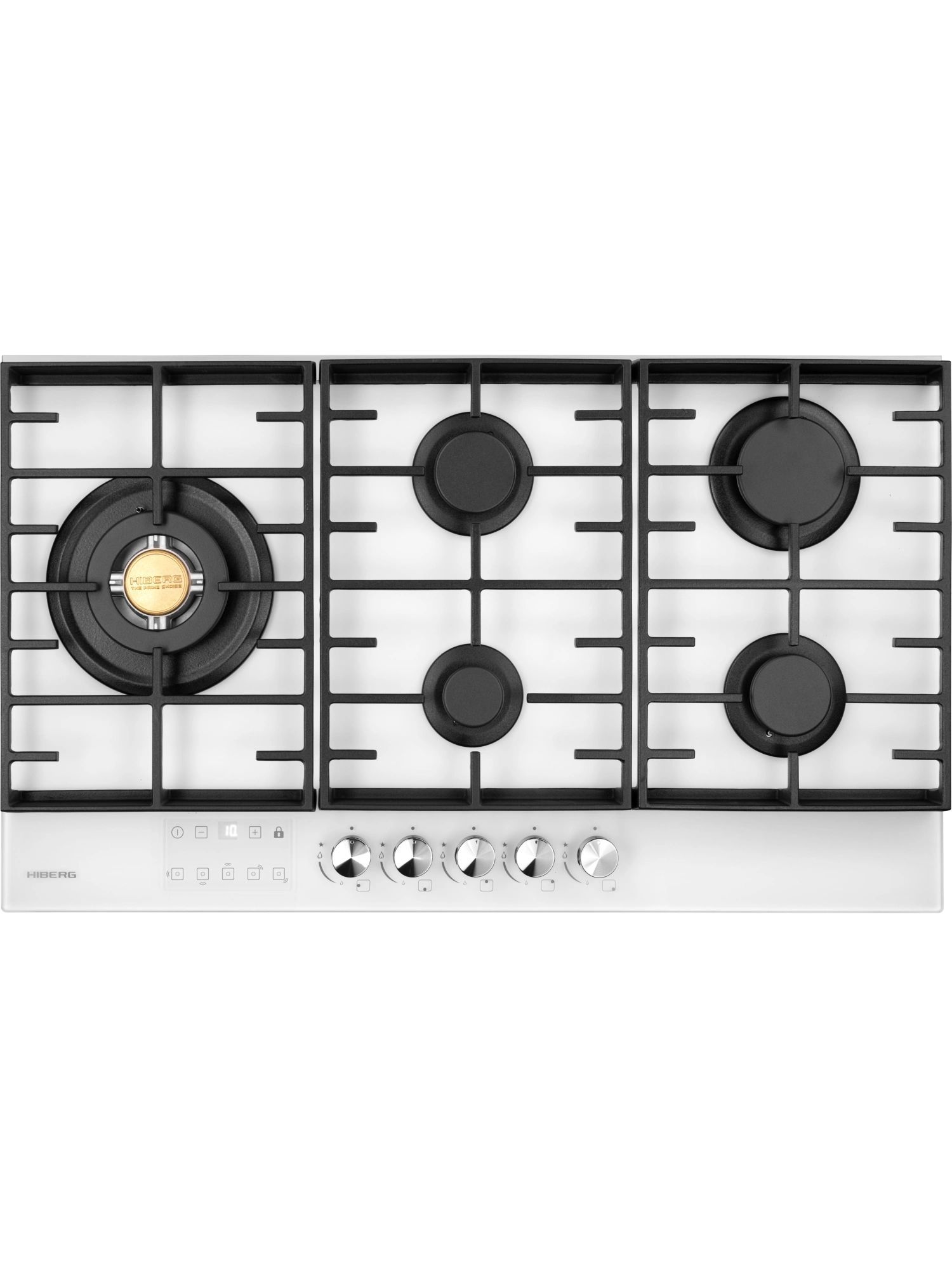 Варочная панель газовая Hiberg VM 9255 W, белый