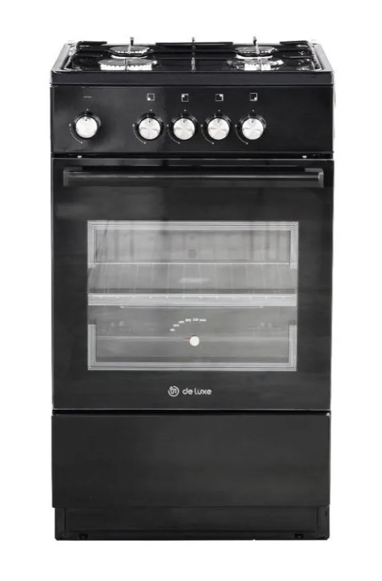 Плита газовая De Luxe 5040.48г (щ)-011 черный