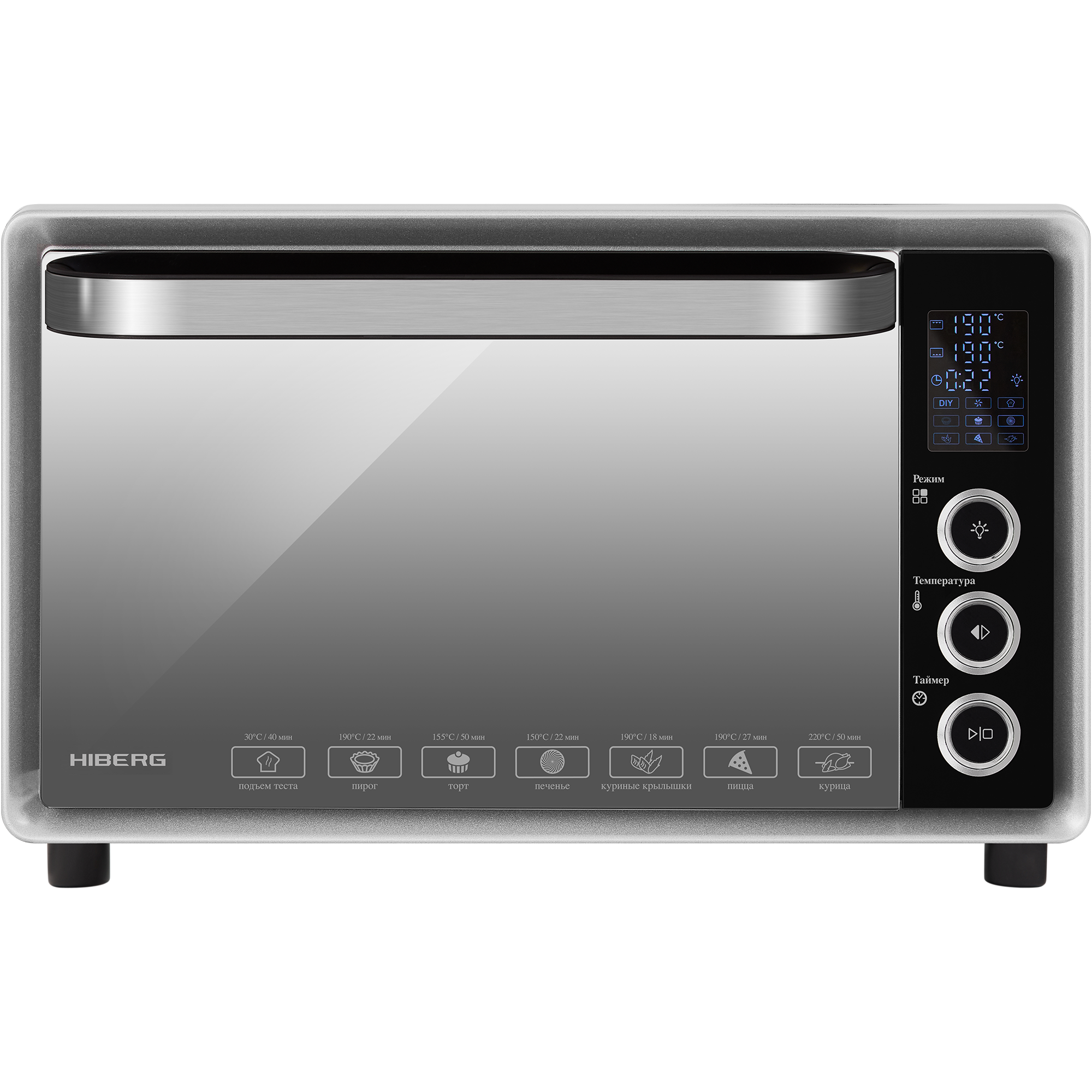 Мини-печь HIBERG PR 400 Dark moon, черный