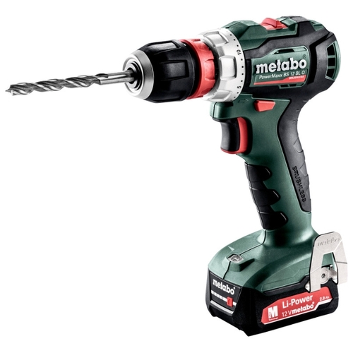 Дрель-шуруповерт Metabo PowerMaxx BS 12 BL Q 2.0Ач х2 кейс 601039500