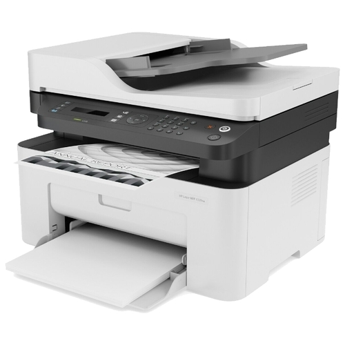 МФУ лазерный HP Laser MFP 137fnw (4ZB84A), белый/серый