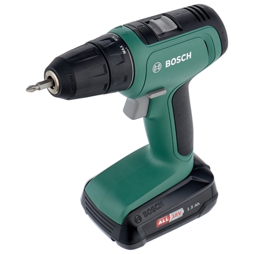 Дрель-шуруповерт аккумуляторная BOSCH UniversalDrill 18 1.5Ач х2 кейс 30 Н·м 0.603.9C8.005