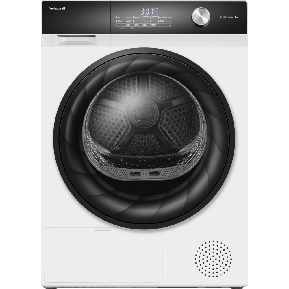 Сушильная машина Weissgauff WD 5247 Premium Heat Pump, белый