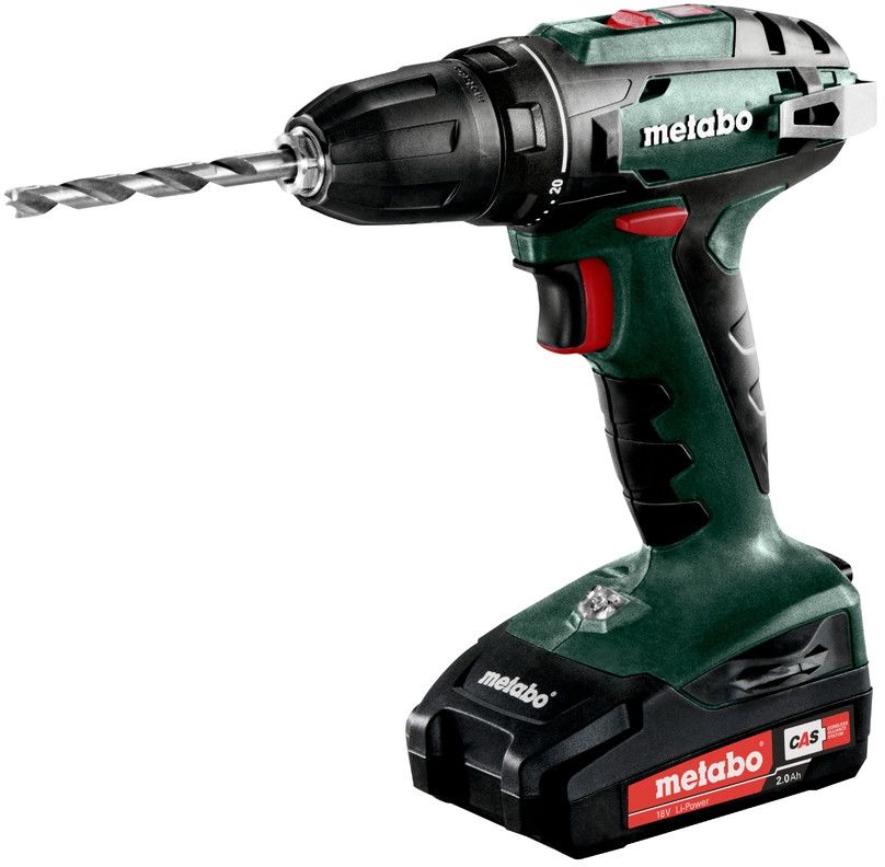 Дрель-шуруповерт аккумуляторная METABO BS 18 2x2.0 Ач