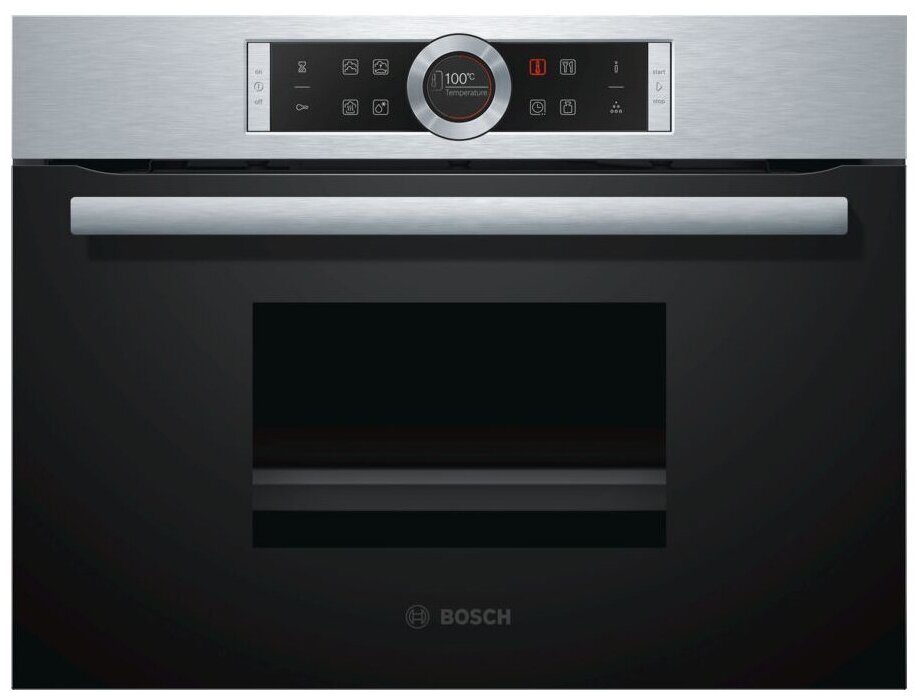 Пароварка встраиваемая Bosch CDG634AS0, нержавеющая сталь