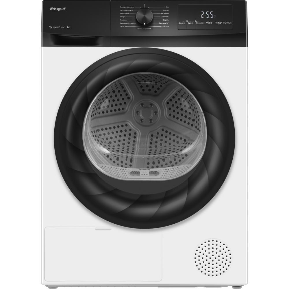 Сушильная машина Weissgauff WD 4948 Heat Pump, белый