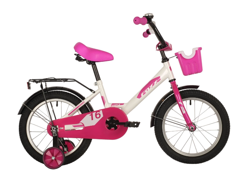 Велосипед детский 16 Foxx 164SIMPLE.WT21 белый