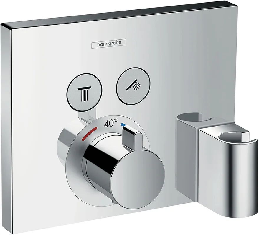 Термостат для ванны с душем Hansgrohe ShowerSelect 15765000S (со скрытой частью 01800180), хром