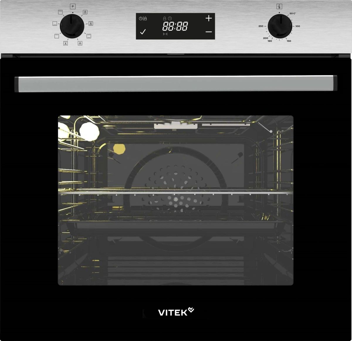 Духовой шкаф электрический VITEK VEO 6480 IX, нержавеющая сталь