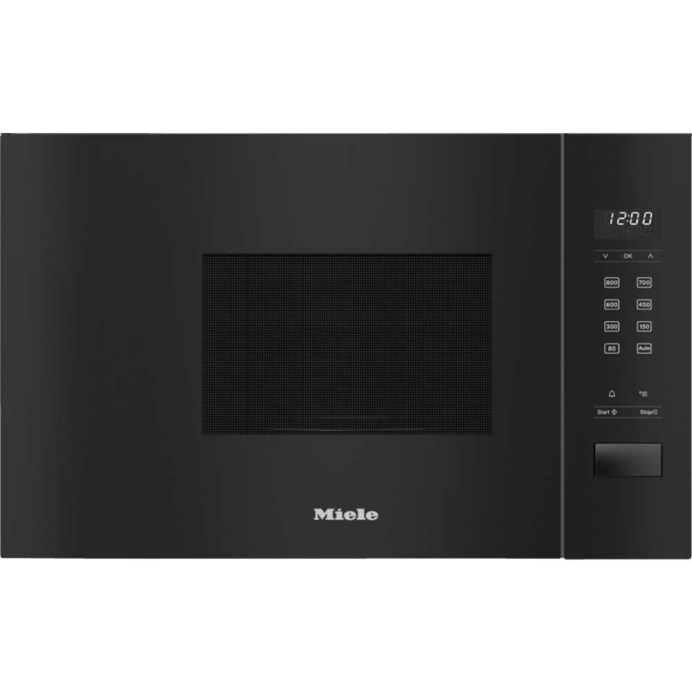 Микроволновая печь встраиваемая Miele M 2230 SC Obsidian Black, черный обсидиан