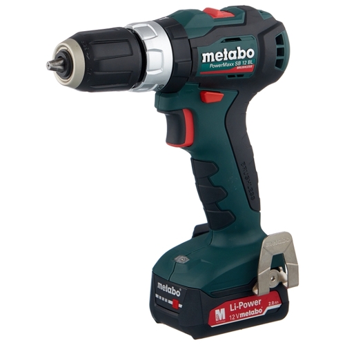 Дрель-шуруповерт Metabo PowerMaxx SB 12 BL 2.0Ач х2 кейс