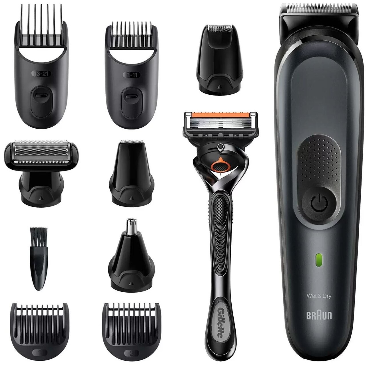 Триммер Braun MGK 7321, черный