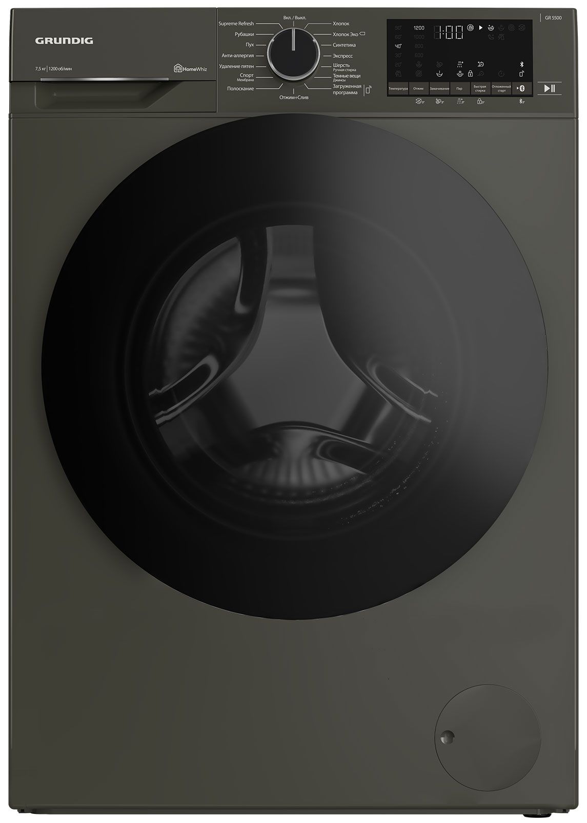 Стиральная машина Grundig GW5P57H21M, манхэтэн грей