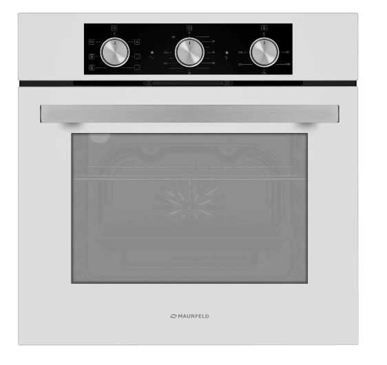 Духовой шкаф электрический Maunfeld AEOF6060W, белый