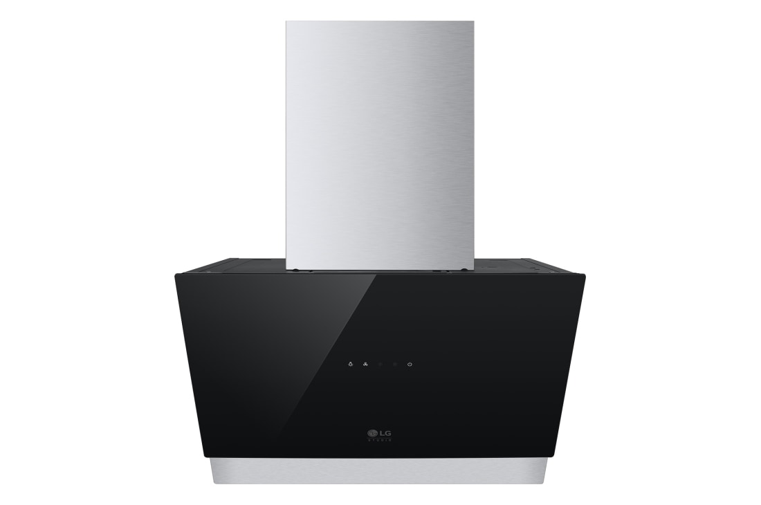 Вытяжка наклонная LG HCEZ2427B черный/нержавеющая сталь