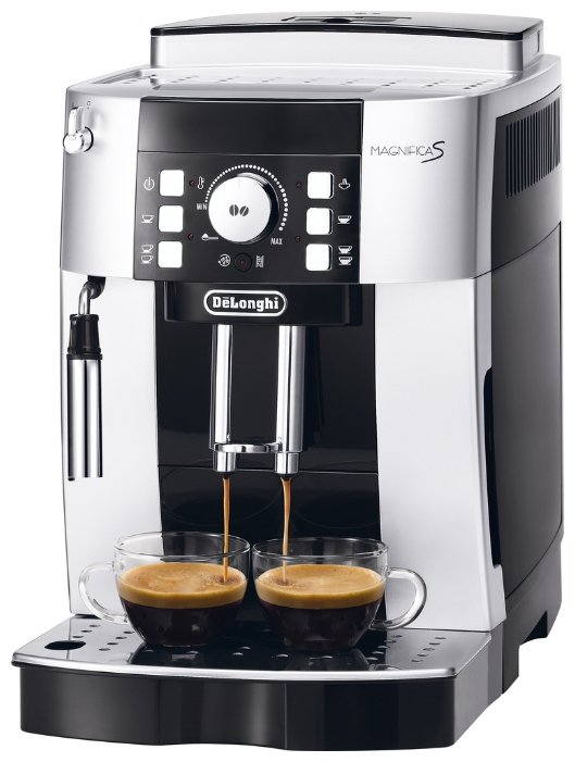 Кофемашина автоматическая DeLonghi ECAM 21.117.SB, серебристый/черный