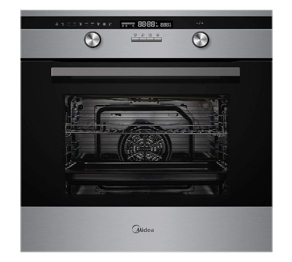 Духовой шкаф электрический Midea 65DAE40139, нержавеющая сталь/черный