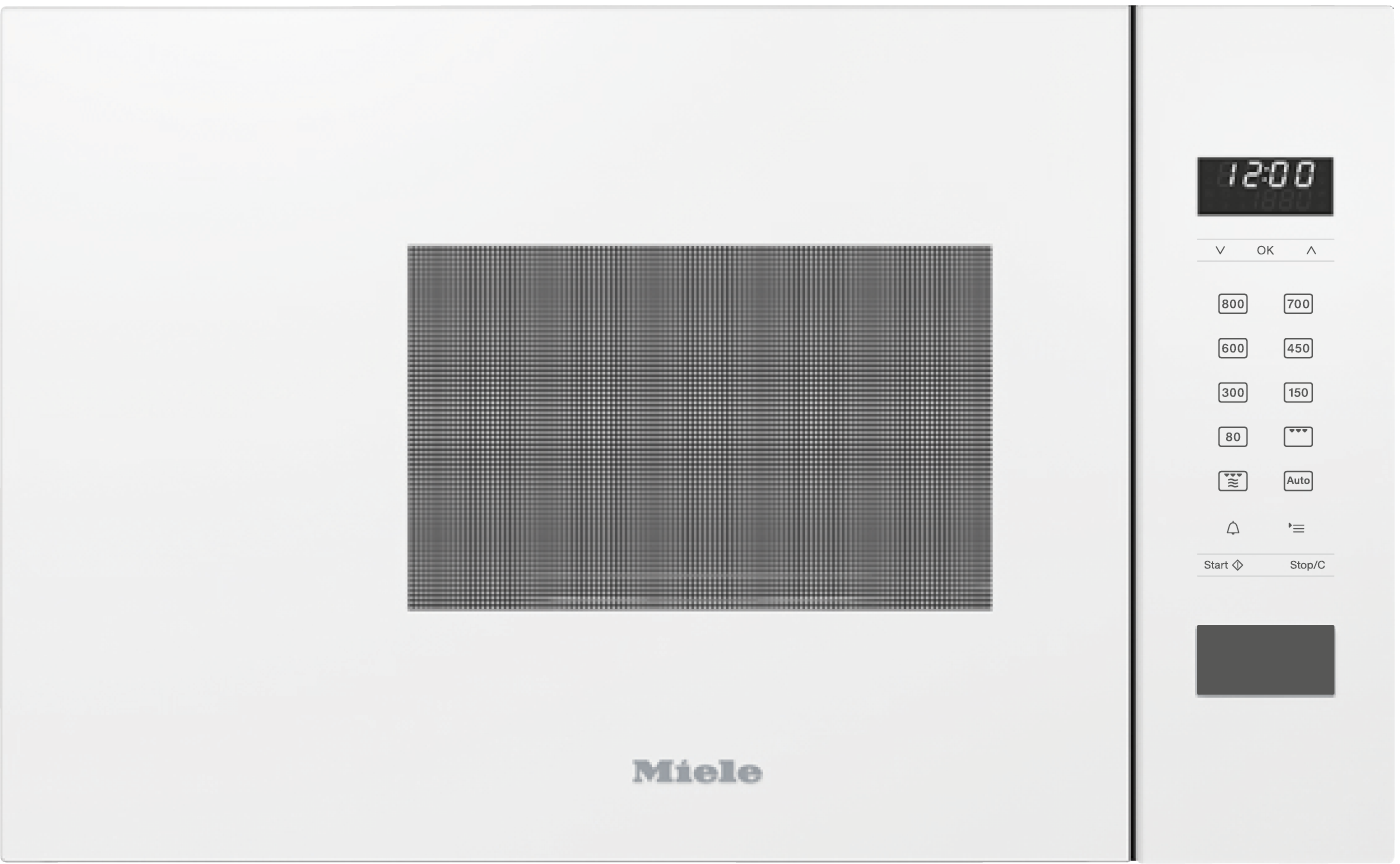Микроволновая печь встраиваемая Miele M 2234 SC Brilliant White, бриллиантовый белый