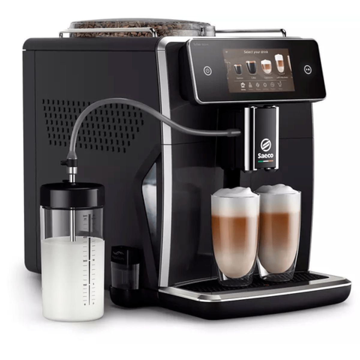 Кофемашина автоматическая Saeco SM8785/00, черный/серебристый