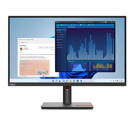 Монитор Lenovo ThinkVision T27p-30 черный