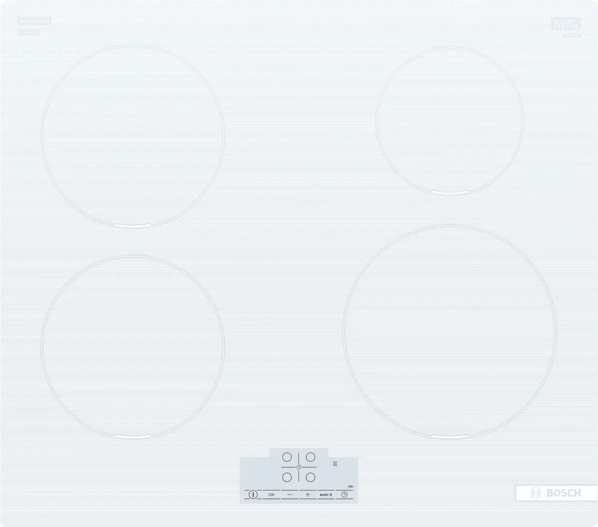 Варочная панель индукционная Bosch PUE612BB1E, белый