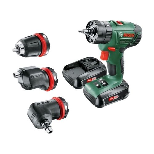 Дрель-шуруповерт BOSCH AdvancedImpact 18 QuickSnap 1.5Ач х2 коробка 0.603.9A3.401
