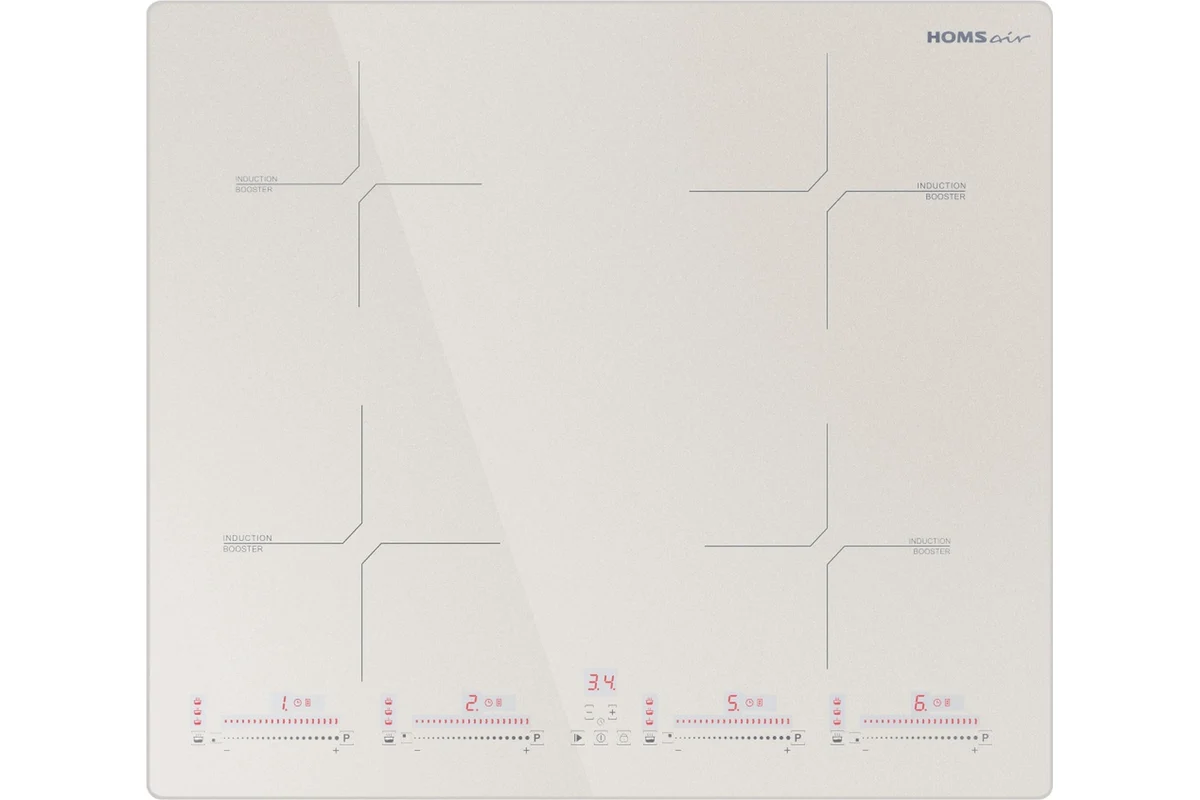Варочная панель индукционная HOMSair HIC64SBG, бежевый