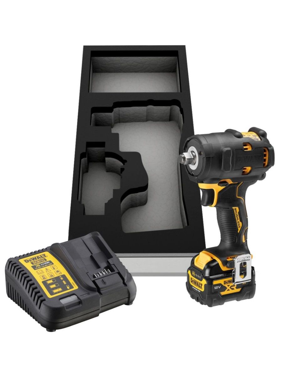 Гайковерт аккумуляторный DeWALT DCF901P1G-QW (с 1 АКБ и ЗУ)