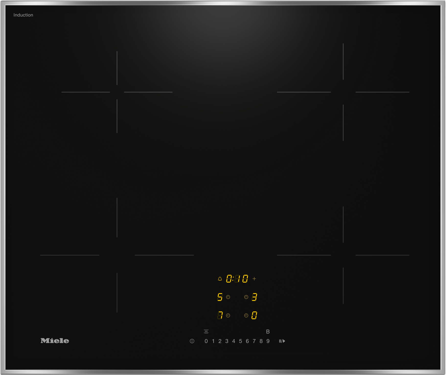 Варочная панель индукционная Miele KM 7361 FR, черный