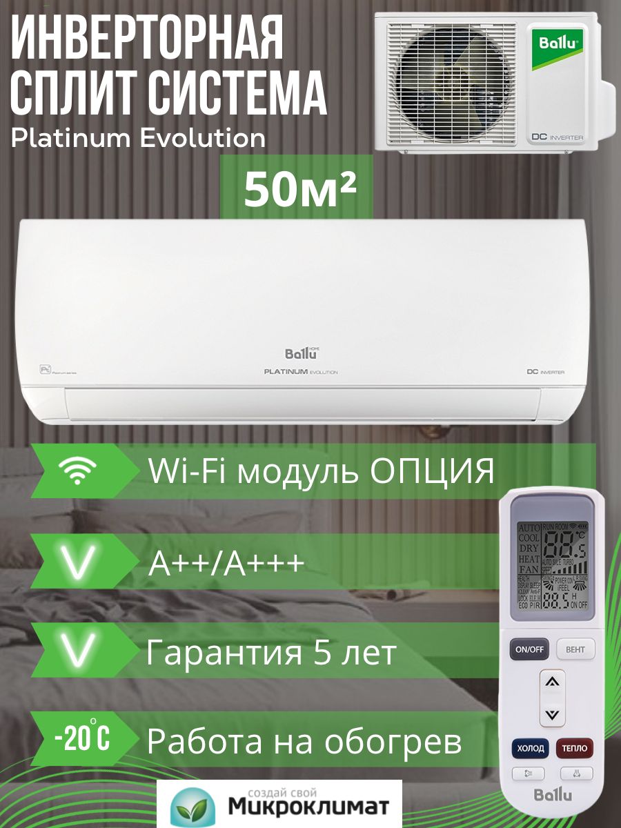 Сплит-система Ballu BSUI-18HN8_V4