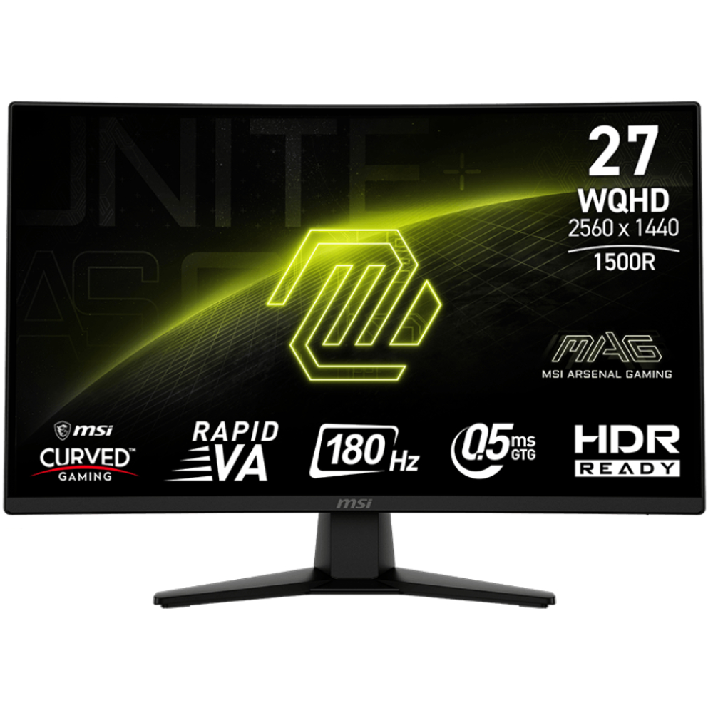 Монитор MSI MAG 274CQF, черный