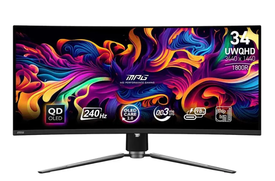 Монитор MSI MPG 341CQPX, черный