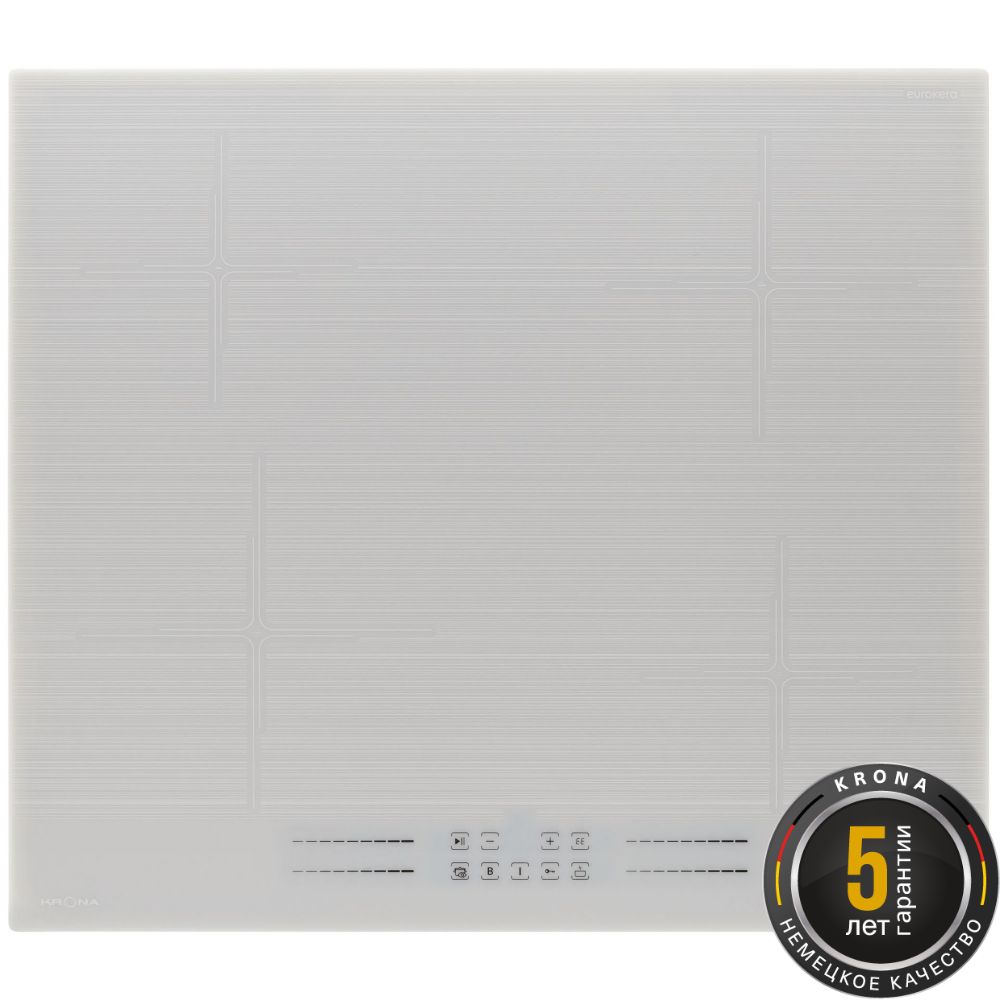 Варочная панель индукционная Krona GENESIS 60 WH G2, белый