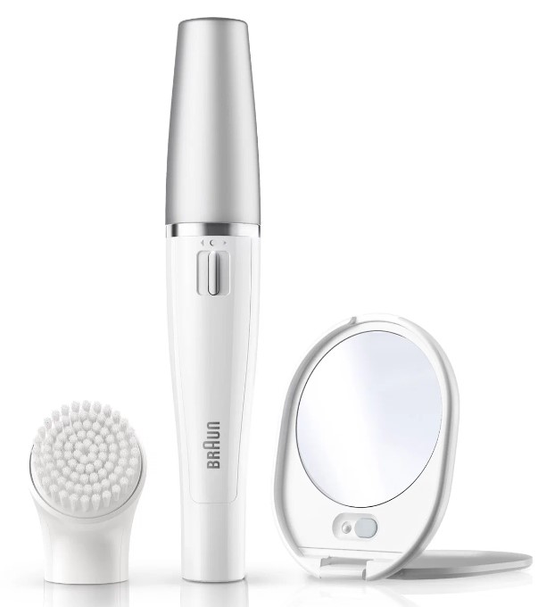 Эпилятор Braun SE 830/831 Face белый/серебристый