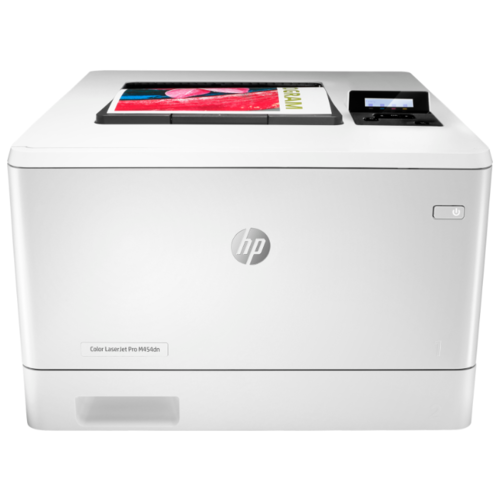 Принтер HP Color LaserJet Pro M454dn белый