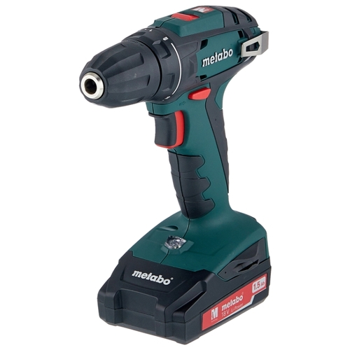 Дрель-шуруповерт аккумуляторная Metabo BS 18 10мм Li-Ion 1.5 А·ч 18 В х2 кейс 48 Н·м 602207550