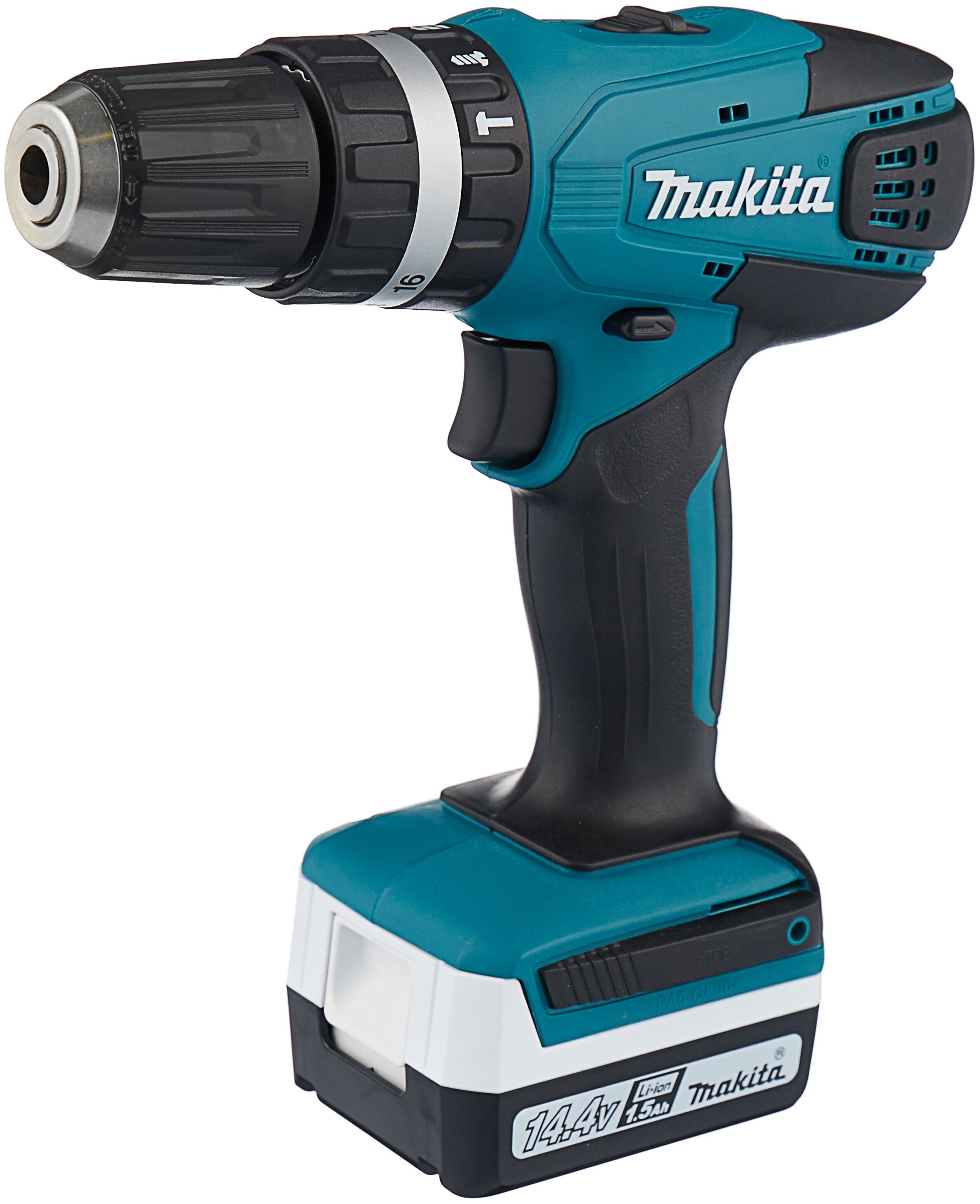 Дрель-шуруповерт ударная аккумуляторная Makita HP347DWE 30 Н·м