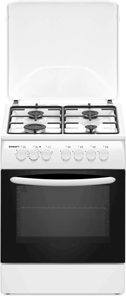 Плита комбинированная Kraft KF-FSK6402EW, белый