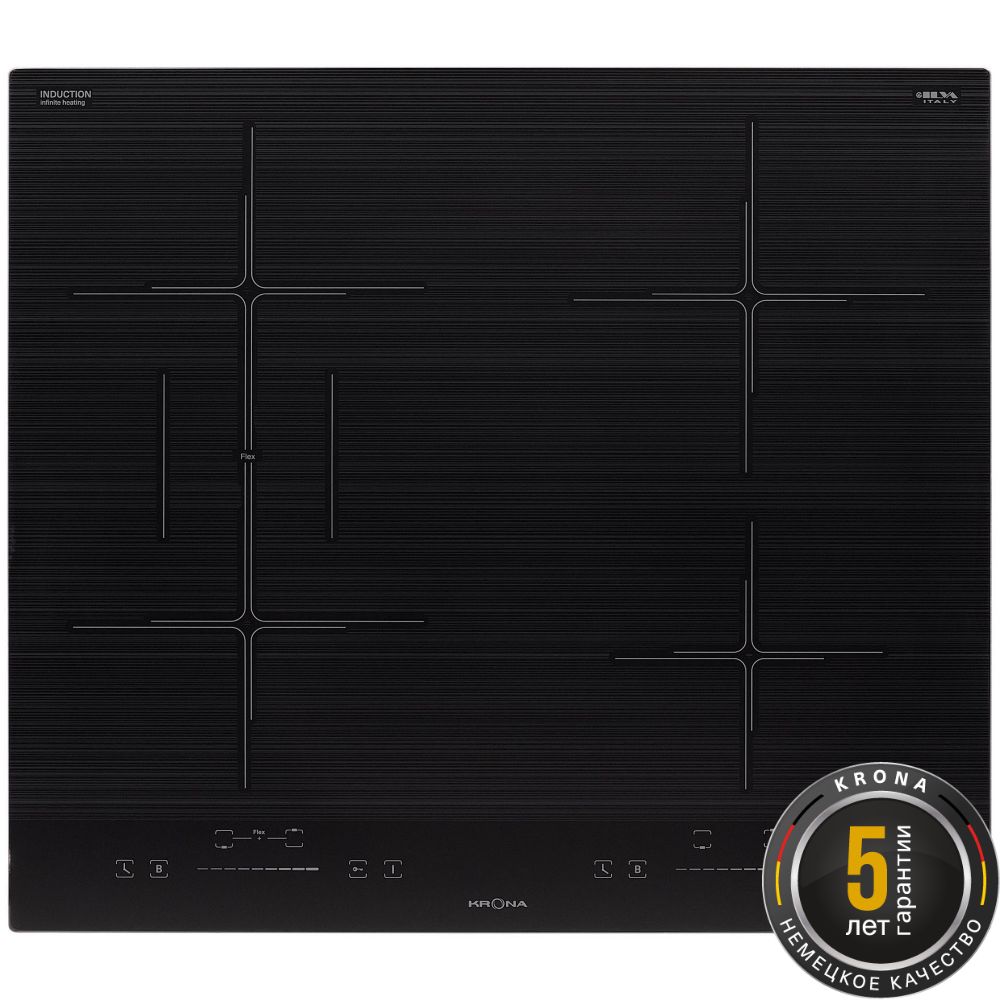 Варочная панель индукционная Krona GENESIS max 60 BL, черный