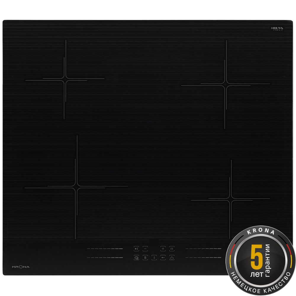 Варочная панель индукционная Krona GENESIS 60 BL G2, черный