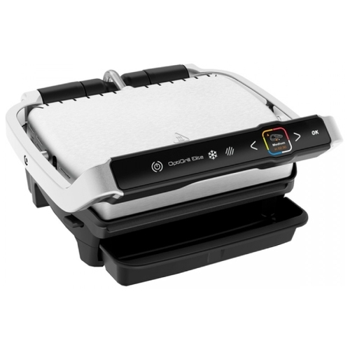 Гриль Tefal Optigrill Elite GC750D30, стальной/черный