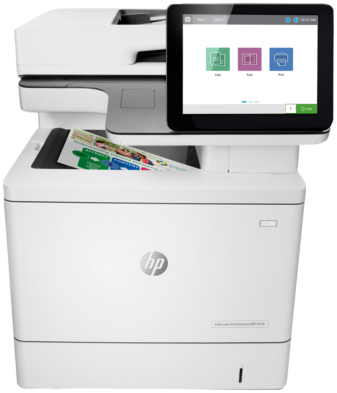 МФУ лазерный HP Color LaserJet Enterprise M578dn